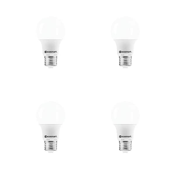 Unbranded 40-Watt Equivalent A19 Non-Dimmable CEC LED Light Bulb Daylight (4-Pack)