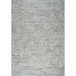 Modern Floral Cream Beige 8 ft. x 11 ft. Indoor Soft Area Rug