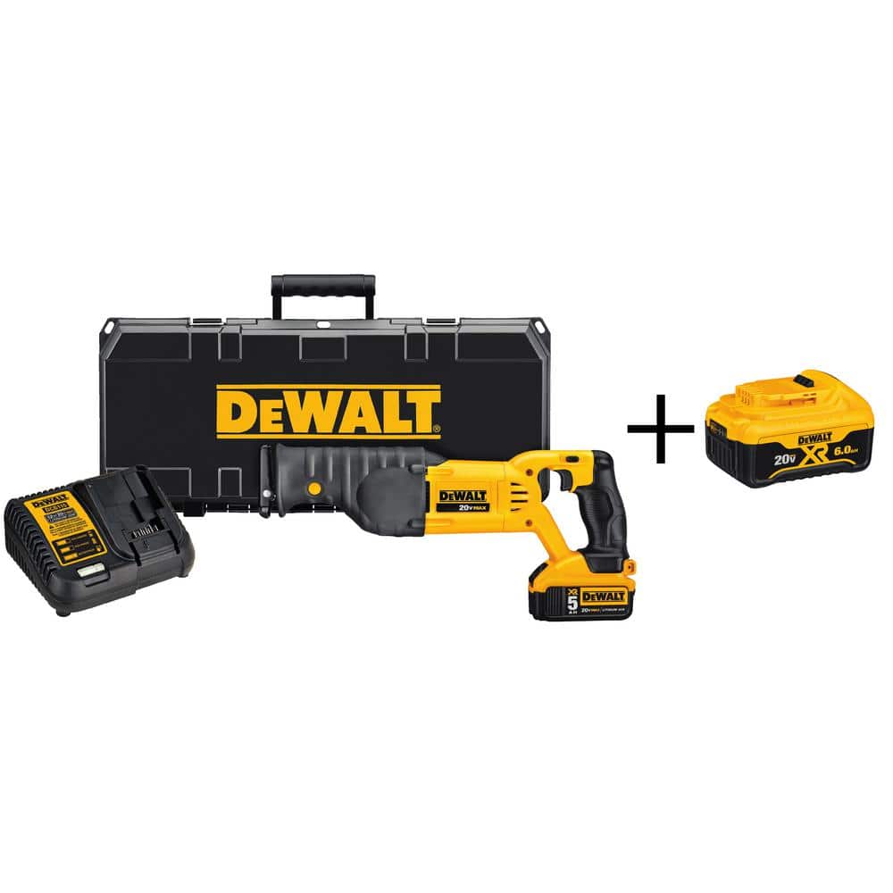 DEWALT FLEXVOLT 60 Volt MAX LithiumIon Brushless Cordless Reciprocating Saw Kit Roberts