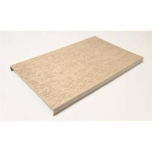 1/2 in. x 5.69 in. x 8 ft. Beachwood Sand PVC Decking Board Covers (10-Pack)