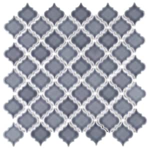 Hudson Tangier Imperial Grey 12-3/8 in. x 12-1/2 in. Porcelain Mosaic Tile (11.0 sq. ft./Case)