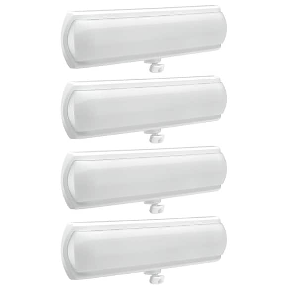 Commercial Electric 18 in. LED Flush Mount Closet Light 270 Adjustable Motion Sensor and Hold Times 1200 Lumens 4000K (4-Pack) 53602141-4PK - The Home