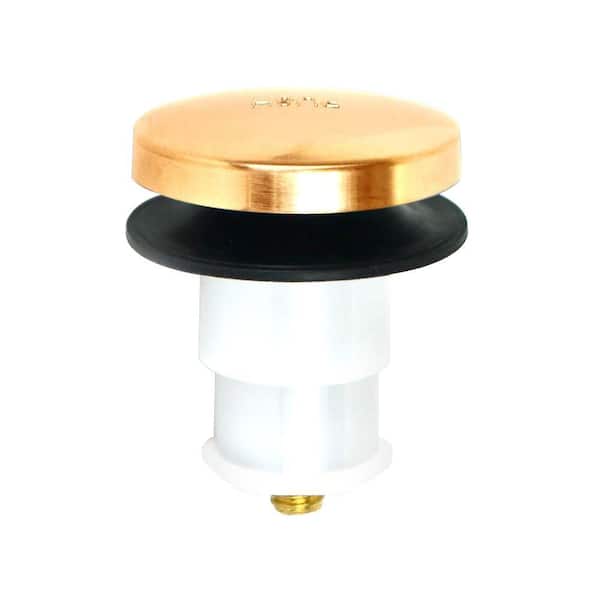 Watco Foot Actuated Bathtub Stopper with 3/8 in. Pin Adapter, Polished Brass