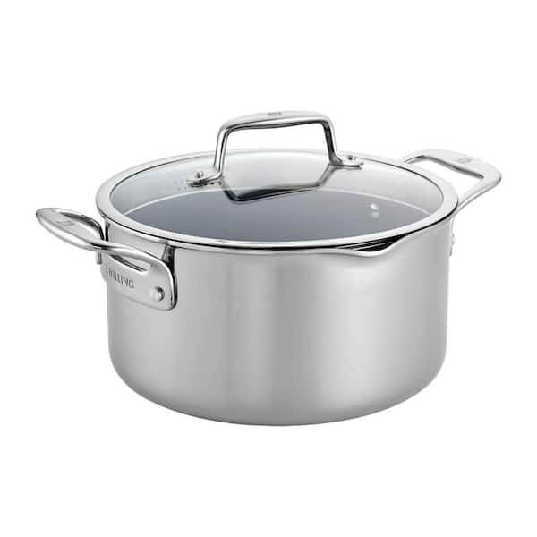 ZWILLING Clad CFX 6 Qt. Stainless Steel Ceramic Nonstick Dutch Oven
