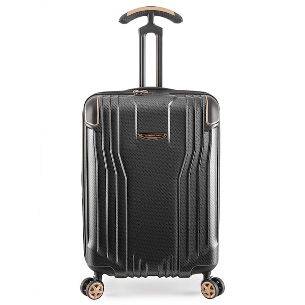 Traveler's Choice Continent Adventurer 22 in. Hardside Spinner Luggage w/USB Port, Grey