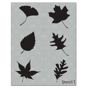 Leaves Silhouette Stencil (6-Pack)