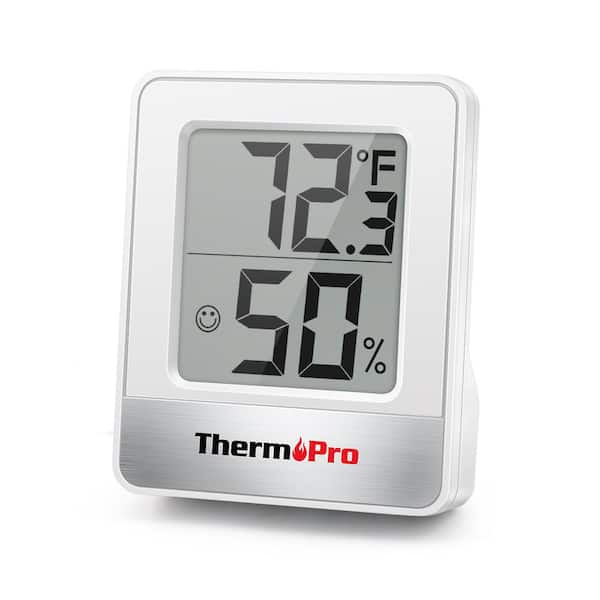 Mini Hygrometer Thermometer Digital Indoor Humidity Gauge Monitor with  Temperature Meter Sensor Fahrenheit () 