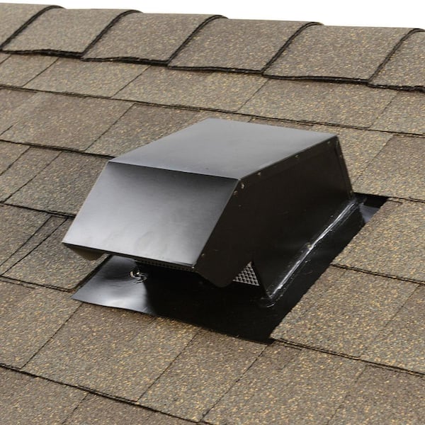 Master Flow 6 In Goose Neck Vent Roof, Bathroom Fan Roof Vent Home Depot