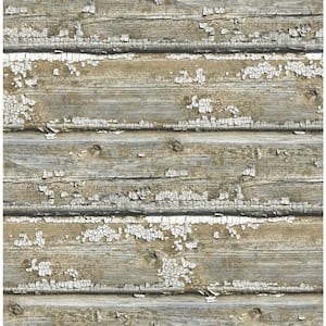 Planks Neutral Wallpaper Sample