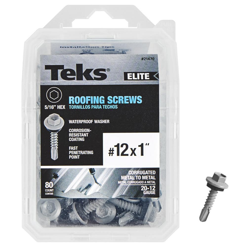 Teks X In Steel External Hex Head Washer Drill Point Elite Sheet