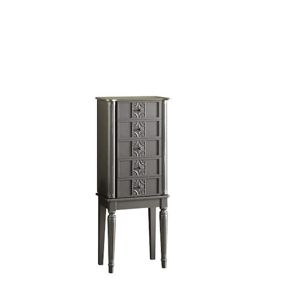 Acme Furniture Tammy Silver Jewelry Armoire