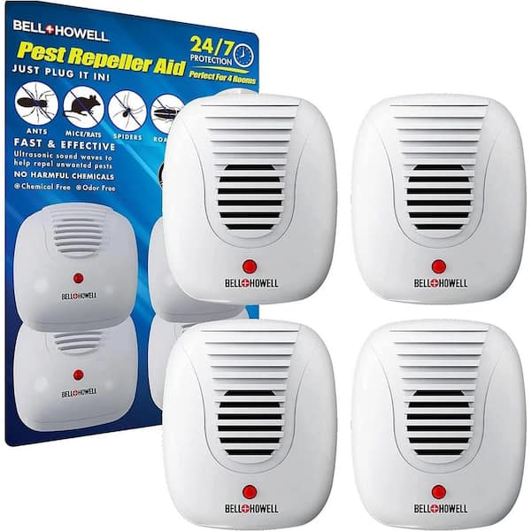 Classic Ultrasonic Electronic Indoor Pest Repeller (4-Pack)