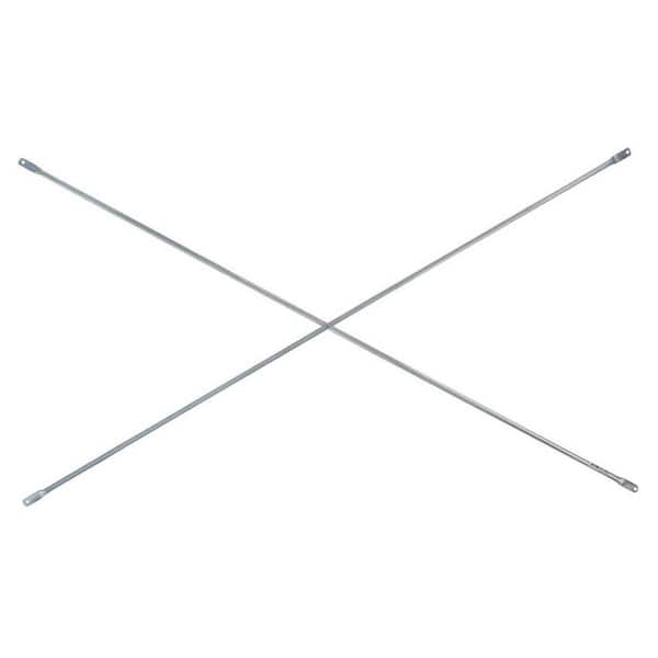7 ft. x 4 ft. Galvanized Steel Squaring Cross Brace for Scaffolding Frames