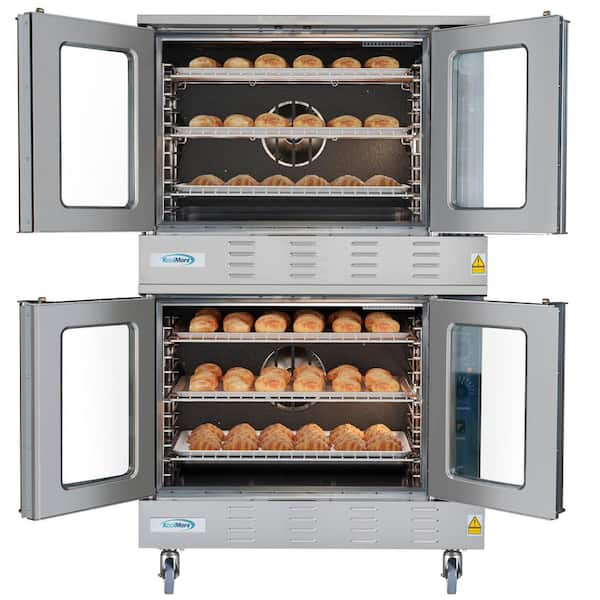 Double-Stack Half-Size Commercial Convection Oven, Model OC2