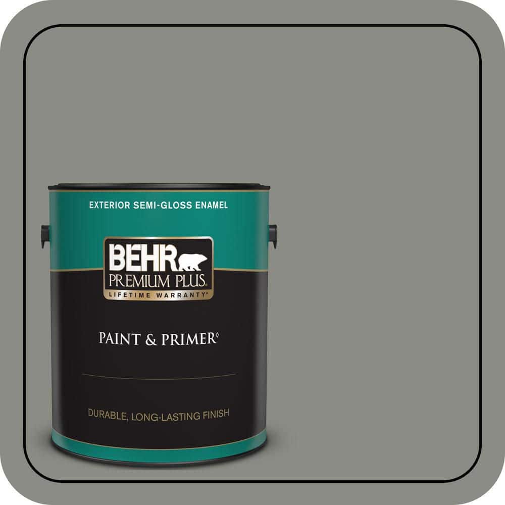 1 gal. #N380-5 Naturalist Gray Semi-Gloss Enamel Exterior Paint & Primer price history on PriceWatchPro