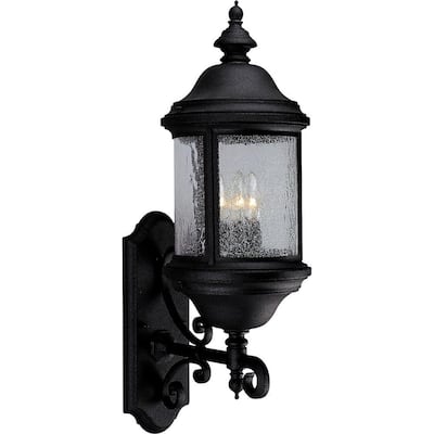 Progress Lighting Ashmore Collection 3-Light Textured Black Water ...