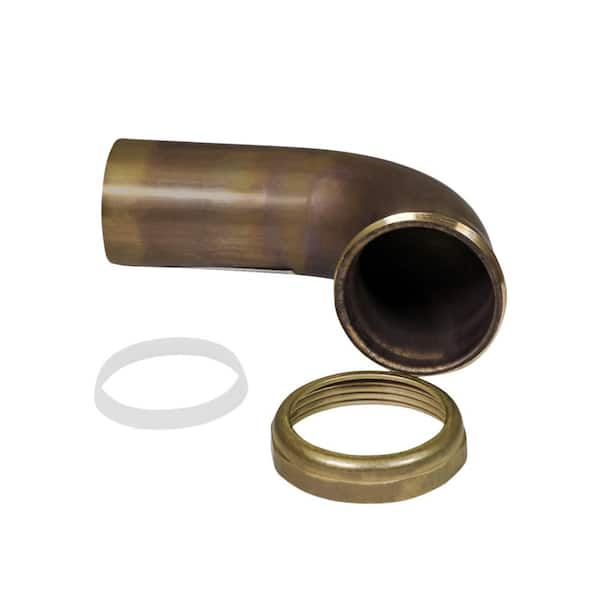 The Plumber's Choice 1-1/2 in. x 12 in. Brass Slip Joint Extension Tube for  Tubular Drain Applications, 20GA 20-21224 - The Home Depot