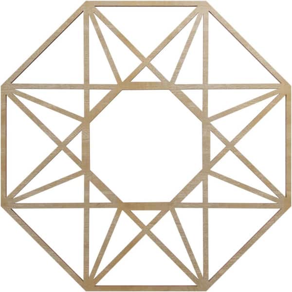 Ekena Millwork 0.25 in. x 6.25 in. x 16 in. Wood Medallion Moulding