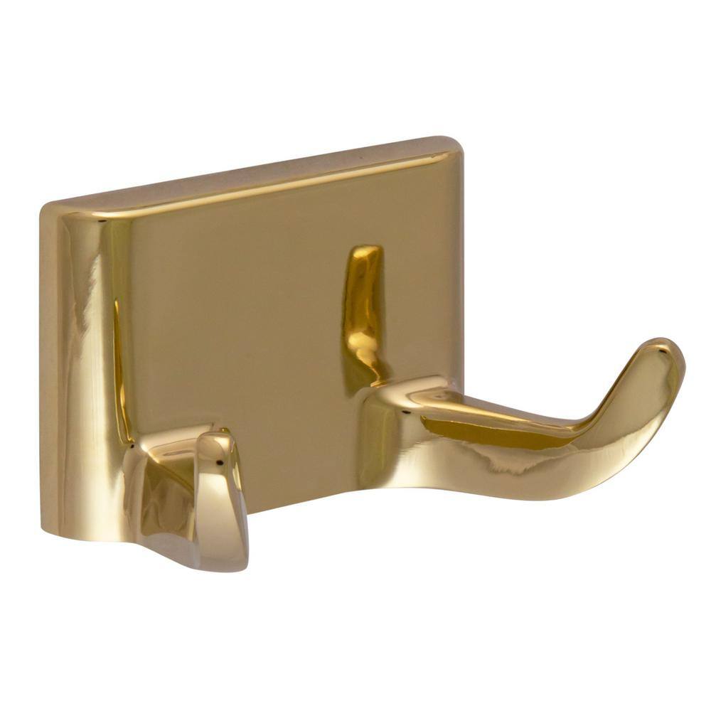 Polished Brass 4-Piece Bathroom Accessory Kit
