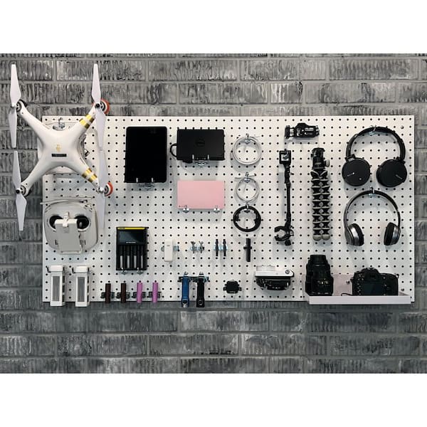 White - Pegboards - Garage Wall Organization - The Home Depot