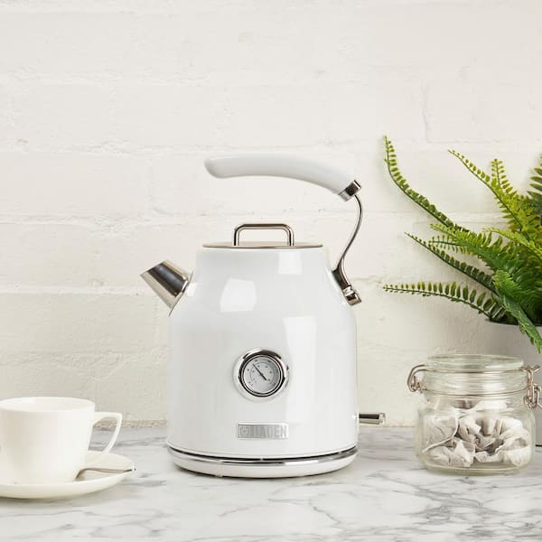 Dorset 1.7 l (7 Cup) Stainless Steel Cordless Electric Kettle with Auto Shut-Off and Boil-Dry Protection Ivory