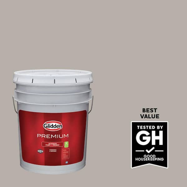 Glidden Premium 5 gal. PPG1006-4 Mercurial Semi-Gloss Interior Latex Paint