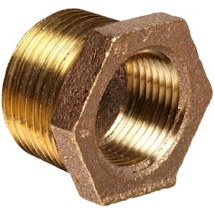 Brass Pipe Fittings Coupling 1 Female x 1” Female Threaded Brass Reducing  Coupling