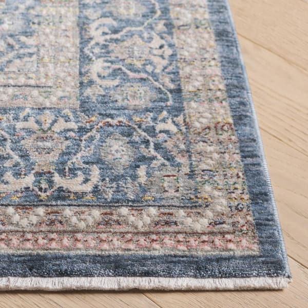 Sutton 8 ft. x 10 ft. Navy/Beige Oriental Area Rug