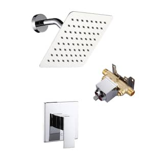 Single Handle 1-Spray Patterns Shower Faucet 1.8 GPM with Adjustable Heads Pressure Balance in. Polished Chrome