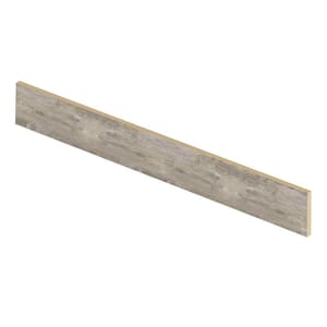 Lighthouse Oak 47 in. L x 1/2 in. D x 7-3/8 in. H Vinyl Overlay Riser to be Used with Cap A Tread