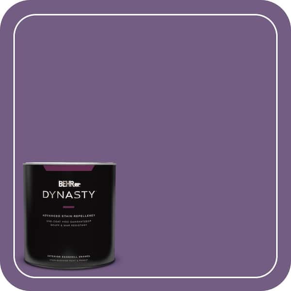 BEHR DYNASTY 1 qt. #650B-7 Mystical Purple Eggshell Enamel Interior Stain-Blocking Paint & Primer