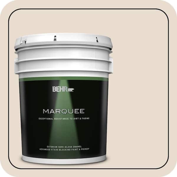 BEHR MARQUEE 5 gal. #W-F-220 Cinnamon Cake Semi-Gloss Enamel Exterior Paint & Primer