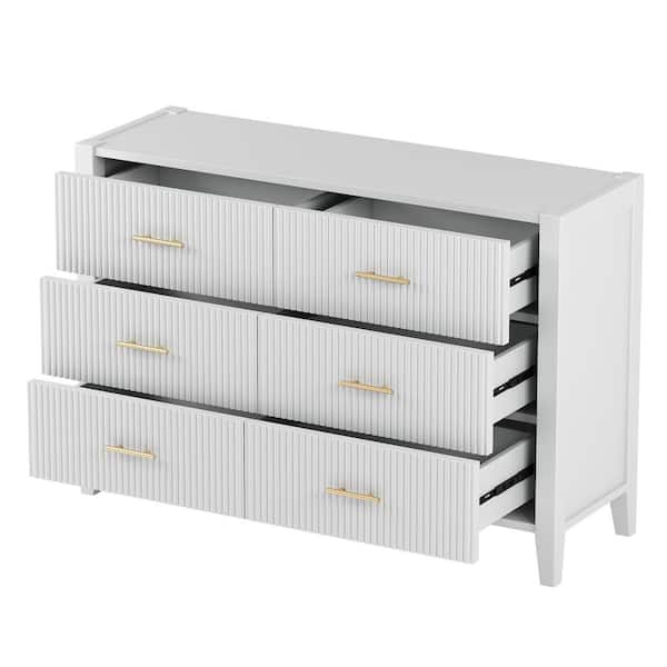 Unbranded 48 in. W x 15.7 in. D x 33.1 in. H Bathroom White Linen Cabinet