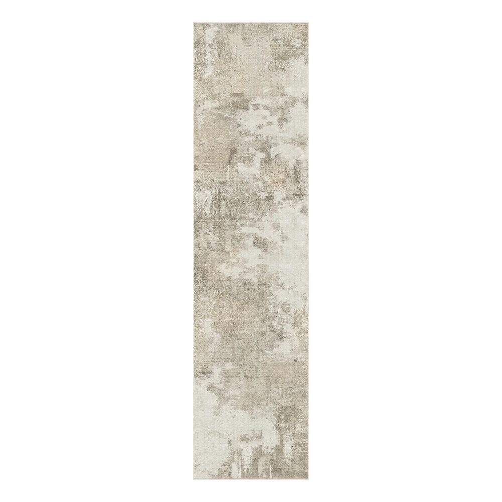 Shka Beige 2 ft. x 8 ft. Modern Abstract Runner Rug price history on PriceWatchPro