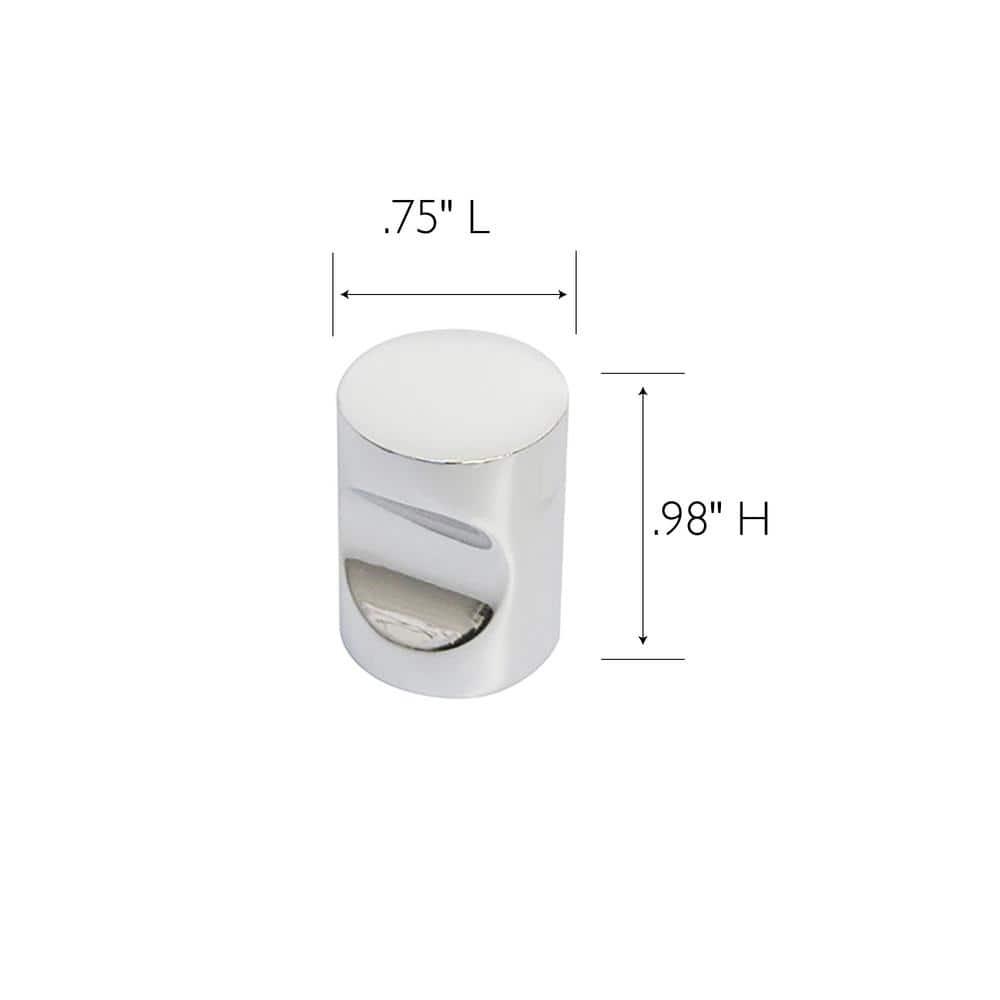 Brushed Nickel Cylindrical Knob Multipack with Mounting Hardware