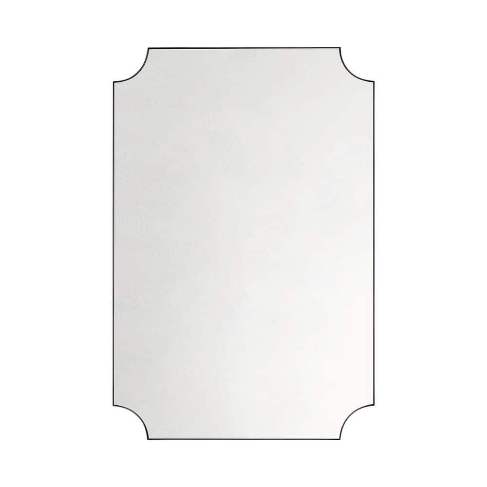 20 in W x 30 in H Novelty/Specialty Octagonal Metal Framed Wall Mounted Bathroom Vanity Mirror in Polished Nickel price history on PriceWatchPro