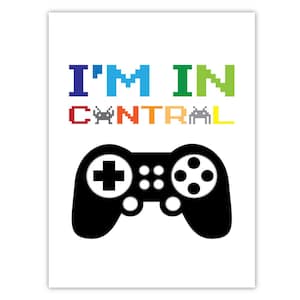 A Im In Control Gallery-Wrapped Canvas Wall Art Unframed Abstract Art Print 26 in. x 18 in.
