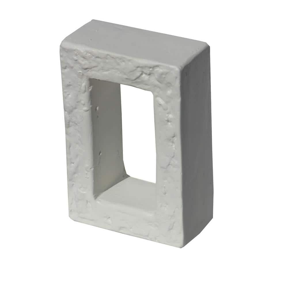3-3/4 in. x 5-3/4 in. Coconut White Polyurethane Single Outlet and Switch Trim Box price history on PriceWatchPro