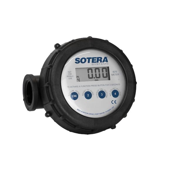 2 GPM - 20 GPM Digital Chemical Transfer Meter
