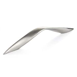 Niagara Collection 6-5/16 in. (160 mm) Center-to-Center Brushed Nickel Contemporary Drawer Pull