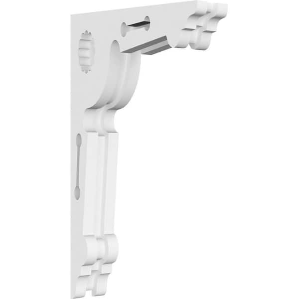 Ekena Millwork Cena 1.5 in. W x 12 in. H x 7 in. D Signature Urethane Polyurethane Corbel