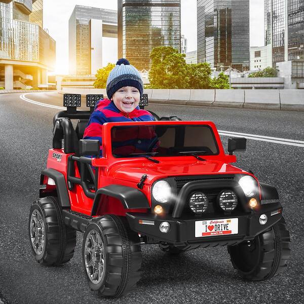 Child storage cheap battery car