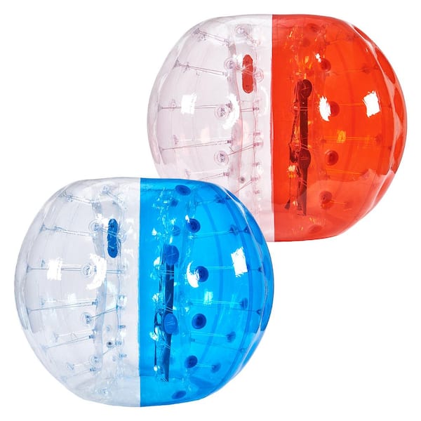 Inflatable Bumper Balls 2-Pack 5 ft. /1.5M Body Sumo Zorb Balls Teen & Adult 0.8 mm Thick PVC Human Hamster Bubble Balls