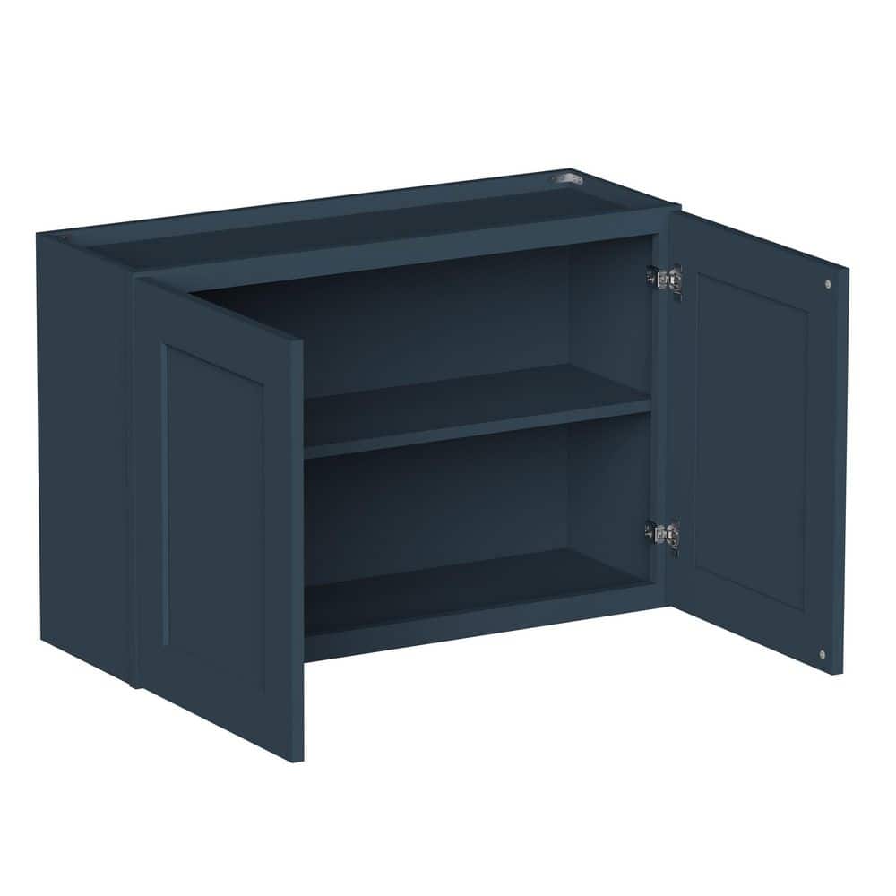 36 in W x 12 in D x 24 in H HDF Ready to Assemble Short Wall Cabinet in Cyber Grey with 2-Door, 1-Shelf price history on PriceWatchPro