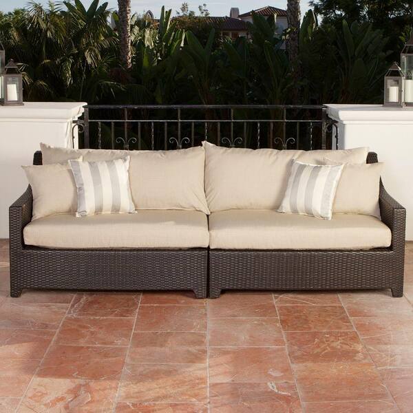 Rst Brands Deco Patio Sofa With Slate Grey Cushions Op Pesof Slt K Rst Brands Deco Patio Sofa With Slate, Northridge Outdoor Furniture