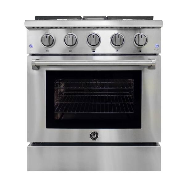 Brama 4.2 cu. ft. Freestanding Gas Range in Stainless Steel