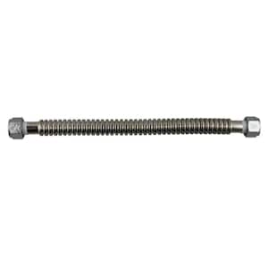 3/4 in. FIP x 3/4 in. FIP x 12 in. Corrugated Stainless Steel Water Connector