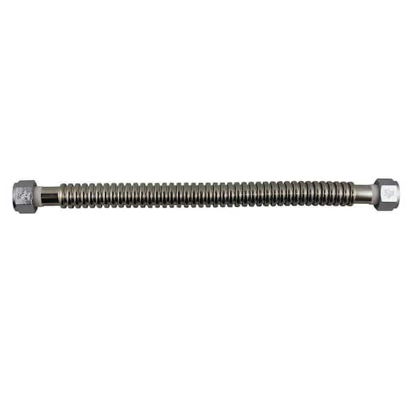 Everbilt 3/4 in. FIP x 3/4 in. FIP x 12 in. Corrugated Stainless Steel Water Connector