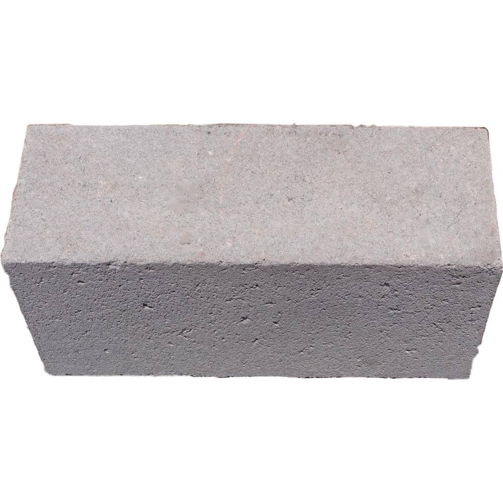Southwest Block 8 in. x 16 in. x 4 in. Gray Smooth Solid