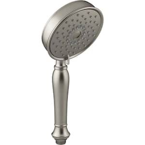 Bancroft 3-Spray Patterns Wall Mount Handheld Shower Head 1.75 GPM in Vibrant Brushed Nickel